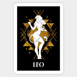 Leo zodiac sign Sticker